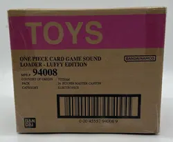 One Piece TCG Sound Loader Luffy Edition Factory Sealed 24 Piece Master Carton - Image 2