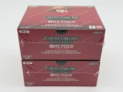 Lot of (2) One Piece TCG OP-13 EN Carrying On His Will Booster Boxes SEALED - Image 3
