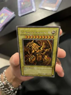 Yu-Gi-Oh the Winged Dragon of Ra DOD-001 Secret Rare Unlimited Card LP Condition - Image 3