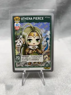 Maplestory iTCG Athena Pierce 2/60 Silver Gray 2008 WOTC Trading Card Game - Image 1