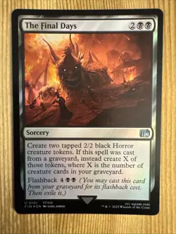 MTG Final Fantasy 0101 The Final Days U FOIL NM - Image 1