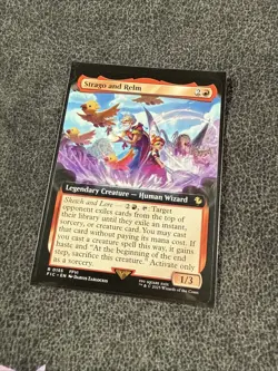 x1 Strago and Relm - Extended Art R MTG Commander: Final Fantasy M/NM, English - Image 3