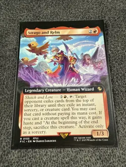 x1 Strago and Relm - Extended Art R MTG Commander: Final Fantasy M/NM, English - Image 4