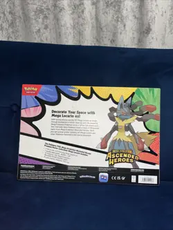 Pokemon TCG Mega Evolution Ascended Heroes Premium Poster Collection Lucario - Image 2