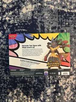 Pokemon TCG Mega Evolution Ascended Heroes Premium Poster Collection Lucario - Image 2