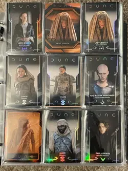 2025 Topps Chrome Dune Trading Card Lot - Base & Refractors 388 Cards - Image 1