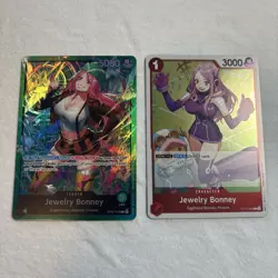 Jewelry Bonney OP07-019 ONE PIECE Tcg Card Game NM GREEN Leader - Image 3