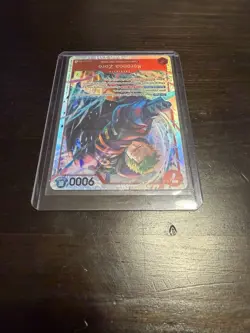 Roronoa Zoro One Piece Card Game Character Egghead Holo 9000 EB04-007 - Image 2