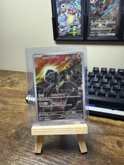 Paldean Tauros Holo Illustration Rare Card 218/193 Sv02: Paldea Evolved - Image 1