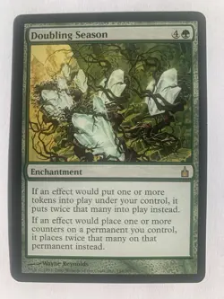 Doubling Season Ravnica: City of Guilds Regular Card Lightly played LP Regular - Image 1