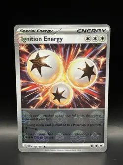 Poke Ball Reverse Holo Ignition Energy 086/086 - Pokemon White Flare Card - NM - Image 1
