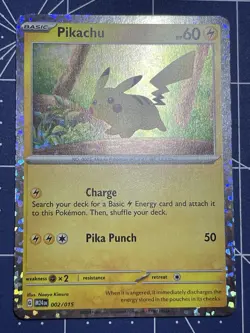 McDonald's 2024 Pikachu Holo Card 002/015 Pokemon Promos NM - Image 2