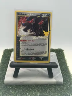 Pokemon Umbreon Star 17/17 Ultra Rare Holo Full Art 2007 Card NM - Image 1