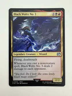 Black Waltz No. 3 MTG Magic the Gathering Card NM Near Mint FIN - Image 1