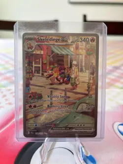 Pokemon Skeledirge EX TCG Special Illustration Rare Card Paldea Evolved 258/193 - Image 1
