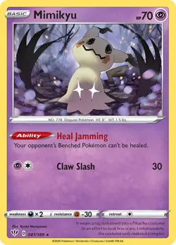 Mimikyu - (Cosmos Holo) Promo Miscellaneous Cards & Products 081/189 LP - Image 1