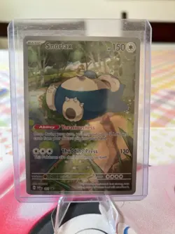 Pokemon Snorlax 051 Sv: Scarlet & Violet 151 ETB Black Star Promo Card - Image 1