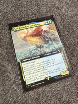Sin, Unending Cataclysm (Extended Art) 185 (R) MTG Commander Final Fantasy (FIC) - Image 2