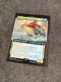 Sin, Unending Cataclysm (Extended Art) 185 (R) MTG Commander Final Fantasy (FIC) - Image 3
