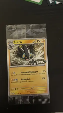Pokemon Perfect Order Luxray Promo Pack Sealed English TCG Card - Image 1