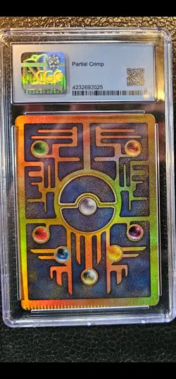 *ERROR*Pokemon TCG 2000 Ancient Mew Movie Promo Card CGC 9 Partial Crimp Error - Image 2
