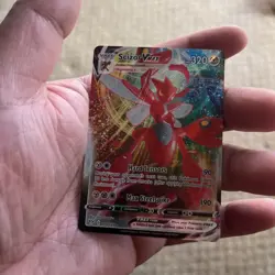 Pokemon TCG Scizor VMAX Darkness Ablaze Holo Ultra Rare Card 119/189 - Image 2