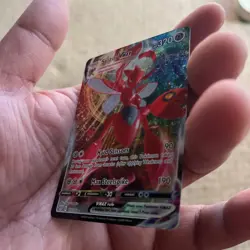 Pokemon TCG Scizor VMAX Darkness Ablaze Holo Ultra Rare Card 119/189 - Image 3