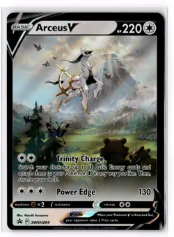 Arceus V SWSH204 SWSH: Sword & Shield Promo Cards Holofoil LP - Image 1