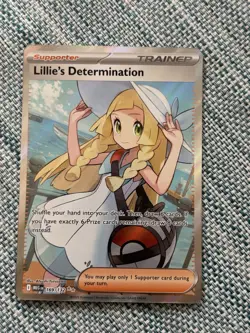 Pokemon Lillie's Determination 169/132 Ultra Rare Full Art Holo Card - Image 1