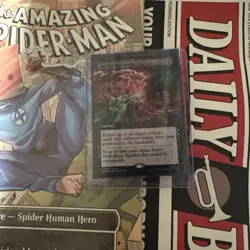 Behold The Sinister Six PAX West Promo Card Foil w/ Variant Comic MTG Spider-Man - Image 1