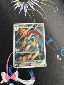 Pokemon SV Black Bolt Escavalier Illustration Rare Card 138/086 NM Holo - Image 2