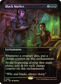 Black Market Secret Lair MTG Magic the Gathering Foil - Image 1