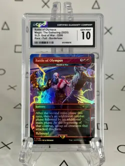 Battle of Olympus Foil - CGC 10 Gem Mint - God of War Secret Lair MTG Magic - Image 1