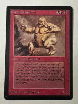 Magic the Gathering MTG Earth Elemental Beta NM Playset (4) (Beta Bob) - Image 3