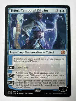 Teferi, Temporal Pilgrim #66 NM The Brothers' War MTG - Image 1