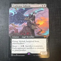 Eradicator Valkyrie (Extended Art) Kaldheim Foil - Image 1