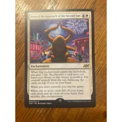 FORM OF THE APPROACH OF THE SECOND SUN 1x Rare Magic Unfinity MTG NM - Image 1