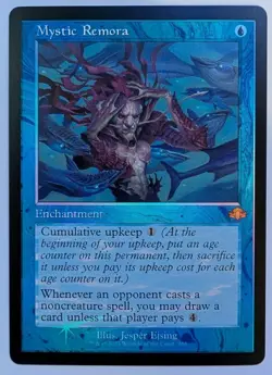 Mystic Remora (Retro Frame) Dominaria Remastered #288 Foil NM - Image 1