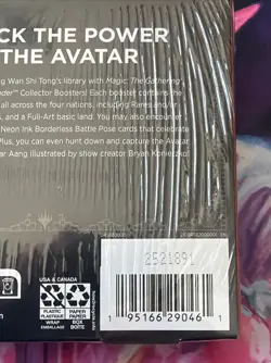 New MTG Magic The Gathering Avatar The Last Airbender Collector Booster Box x1 - Image 3
