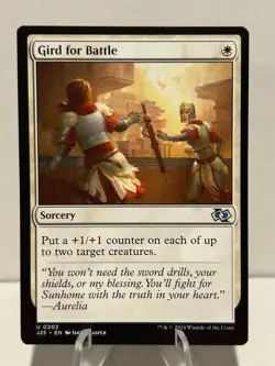 Gird for Battle 202 U Foundations Jumpstart NM MTG - Image 1