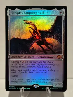 Herigast, Erupting Nullkite 8 M Modern Horizons 3 FOIL NM MTG - Image 1