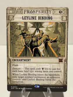 Leyline Binding 4 M Outlaws of Thunder Junction: Breaking News NM MTG - Image 1