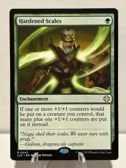 Hardened Scales 243 R Commander: The Lost Caverns of Ixalan NM MTG - Image 1