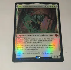 Wizards of the Coast Magic: The Gathering Anti-Venom Marvel Holo Legendary Crea… - Image 1