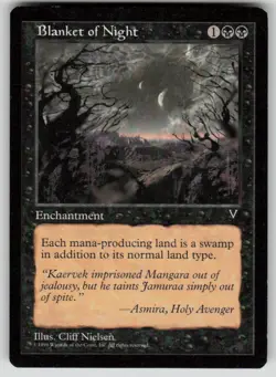 Blanket of Night Uncommon Visions MTG Near Mint - Image 1