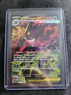 Mega Gengar Ex 284/217 SPECIAL ILLUSTRATION RARE Ascended Heroes Pokemon, NM. - Image 1