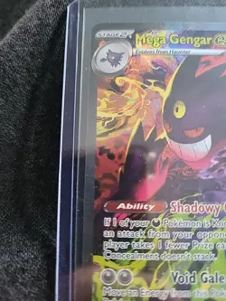 Mega Gengar Ex 284/217 SPECIAL ILLUSTRATION RARE Ascended Heroes Pokemon, NM. - Image 3