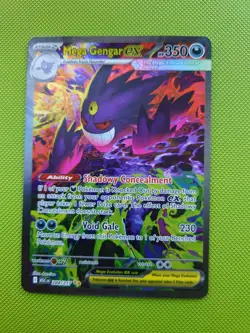 Mega Gengar EX 284/217 SIR Special Illustration Rare Pokemon Ascended Heroes UK - Image 1