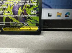 Mega Gengar EX 284/217 SIR Special Illustration Rare Pokemon Ascended Heroes UK - Image 5