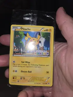 Pokemon TCG Pikachu Build-A-Bear Workshop Promo 20/108 Promo Promo Sealed - Image 1